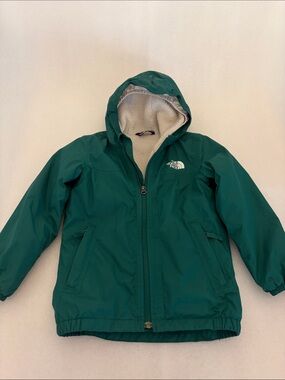 The North Face Kids Green Hooded Jacket